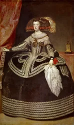 Porträtt av Mariana av Österrike 16341696