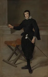 Porträtt av Jester Calabazas, ca. 1631-32.