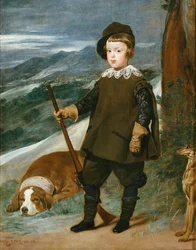 Prins Balthasar Charles som jägare