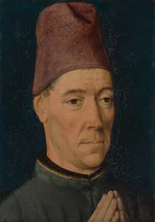 Porträtt av en man, ca. 1470.