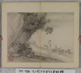 Album Of Landscape Paintings (bläck på papper)