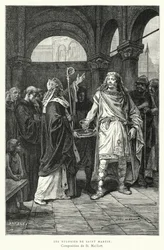 Eulogies of Saint Martin (gravyr)