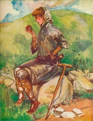 En bonde från det tidiga England William I. - Henrik III, 1907