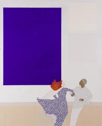 Klein inspireras av Dancing, 2020 (collage)