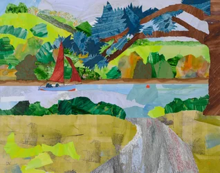 Seglar hem, Cornwall, 2025 (collage)