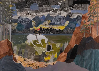 Walkörerna samlas, Wagners ringcykel (collage)