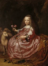 Porträtt av Clara Alewijn Clara Alewijn (1635-74(. dotter till Abraham Alewijn och Geertruid Hooftman