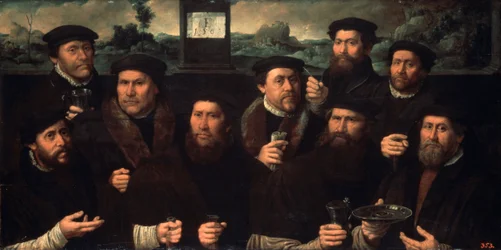 Gruppporträtt av Amsterdam Shooting Corporation