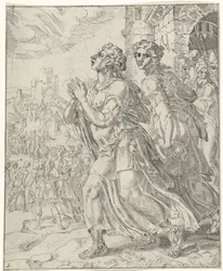 Judith och hennes tjänare lämnar Bethulia Judith och Holofernes (serietitel)
