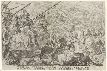 Relief av Wien, 1529 Victories of Charles V (serietitel) Divi Caroli. V. imp. välja. max. victoriae, ex multis praecipuae (serietitel)