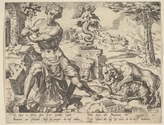 Benjamin, från serien De tolv patriarkerna, 1550.