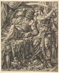 Judith Slaying Holofernes, från The Story of Judith and Holofernes.