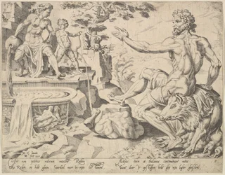 Ruben [1 Mosebok 49:3-4], från serien De tolv patriarkerna, 1550.