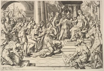 Salomo och drottningen av Saba, 1549.