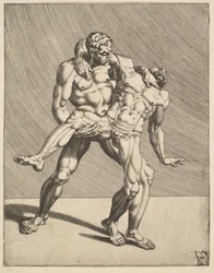 Wrestlers, från Wrestlers, skylt 3, 1552.