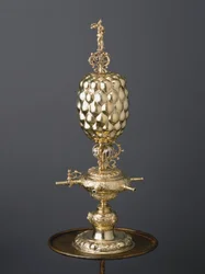 Paketförgylld trickdricksbägare, c.1630