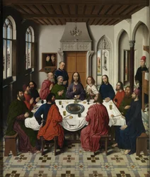 Mittpanelen i altartavlan Nattvarden, 1464-1468