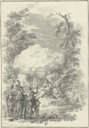 Allegori över Joan Derk van der Capellens död till den Pol, 1784