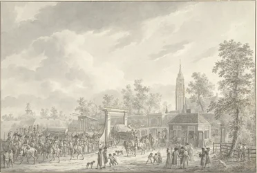 Garnisonens avgång från Amersfoort 1790