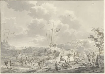 Den ryska arméns läger vid Callantsoog 1799
