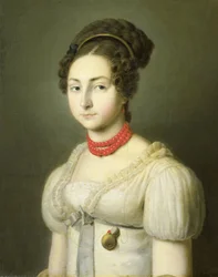 Porträtt av Jacoba van Wessem