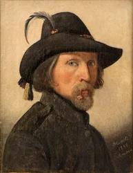 Självporträtt som legionär, 1848.