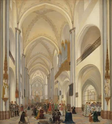 Interiören i Roskilde domkyrka