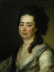 Porträtt av Ekaterina Andreevna Bakunina, 1782