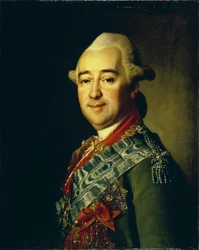 Porträtt av general Mikhail Krechetnikov 1729-1793, 1770p