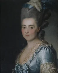 Porträtt av Natalia Ivanovna Melgunova, 1779