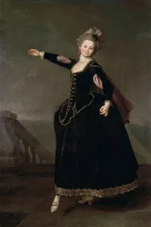 Porträtt av Natalia Semyonovna Borshcheva 1758-1843, 1776