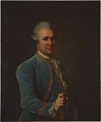 Porträtt av statsmannen och reformatorn greve Jacob Sievers 1731-1808, 1779