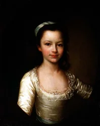 Porträtt av Contess Ekaterina Artemieva Vorontsova (1780-1836) slutet av 1780-talet