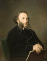 Porträtt av konstnären Ivan Aivazovsky 1817-1900, 1879