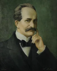 Porträtt av Paul Walden 1863-1957