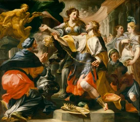 Solomon dyrkar de hedniska gudarna, c.16951700