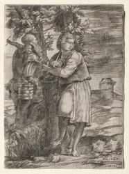 Herde och gammal krigare, 1517.