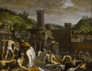 Badgäster på San Niccolo