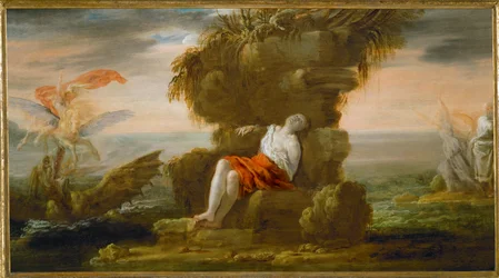 Andromeda och Perseus (poppelträ)