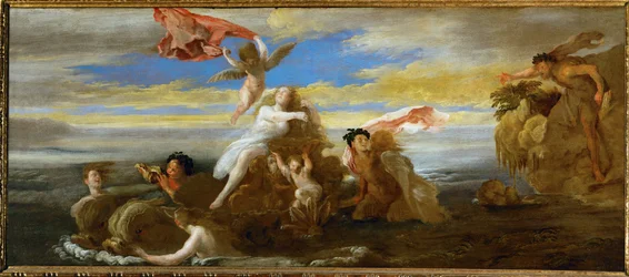 Galathea och Polyphemos (poppelträ)