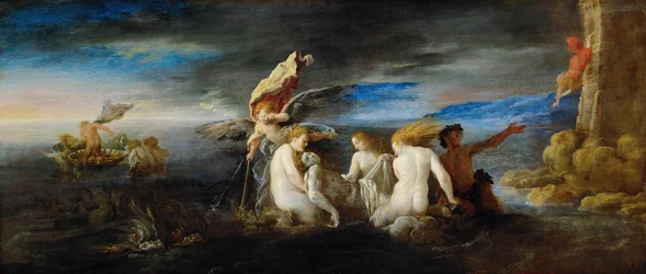 Hero Mourning the Dead Leander, ca. 1622