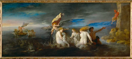 Hero och Leander (poppelträ)