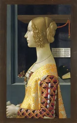 Porträtt av Giovanna Tornabuoni