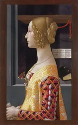 Porträtt av Giovanna Tornabuoni