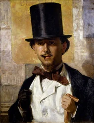 Porträtt av Bernardo Celentano 1835-1863, 1859.