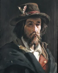 Porträtt av Francesco Nullo