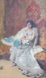 Porträtt av Teresa Maglione Oneto