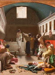 Baden i Pompeji, 1861