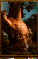 Peel of Marsia, första hälften av 1700-talet (olja på duk)
