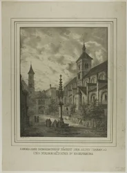 F.d. domkyrkogården nära gamla prästgården och klostret i Regensberg